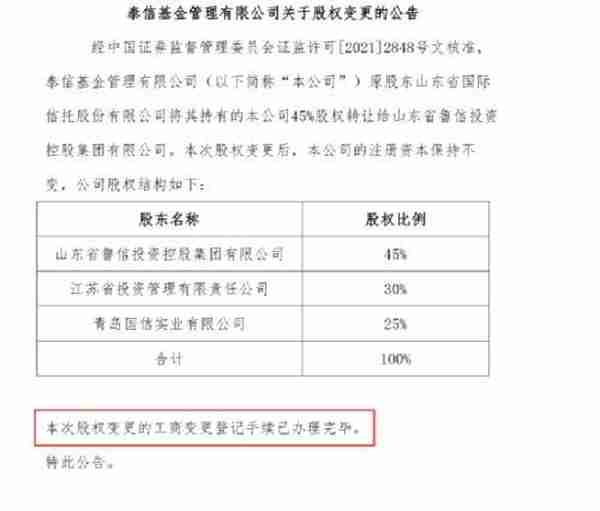 又一家基金公司股权变更