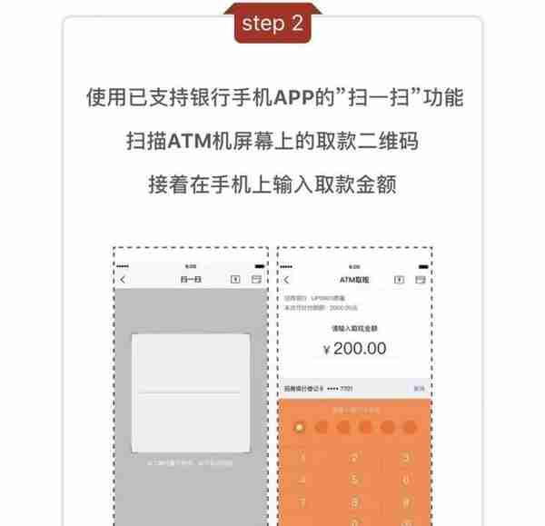 忘带卡没关系！银联卡可在ATM上跨行扫码取现
