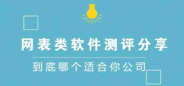 网表类软件测评分享，到底哪个适合你公司