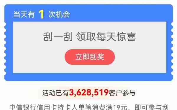 中信银行信用卡：2023“兔年开门红”福利多多