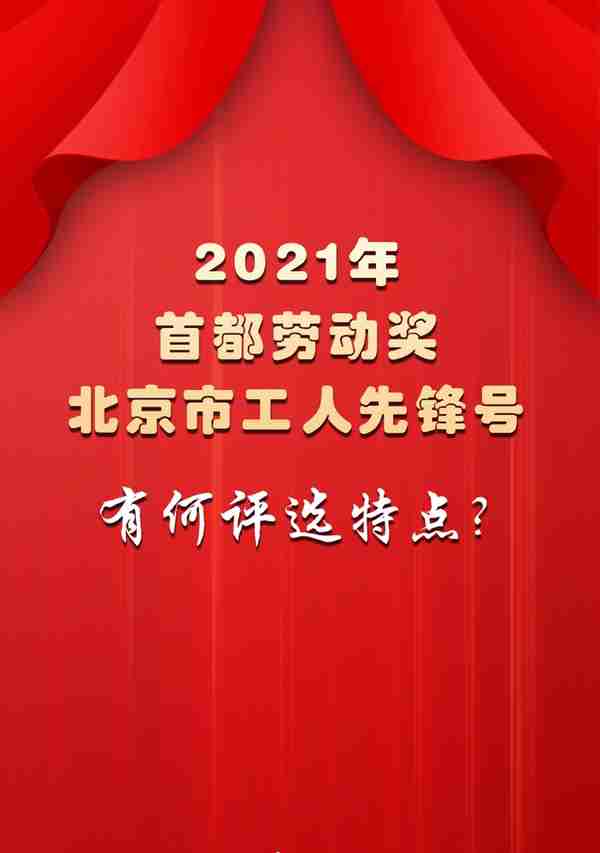 光荣属于你 | 2021年首都劳动奖和工人先锋号名单揭晓