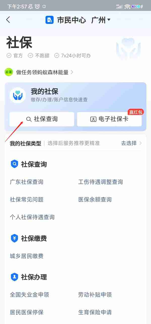 社保！自己怎么查！——支付宝篇