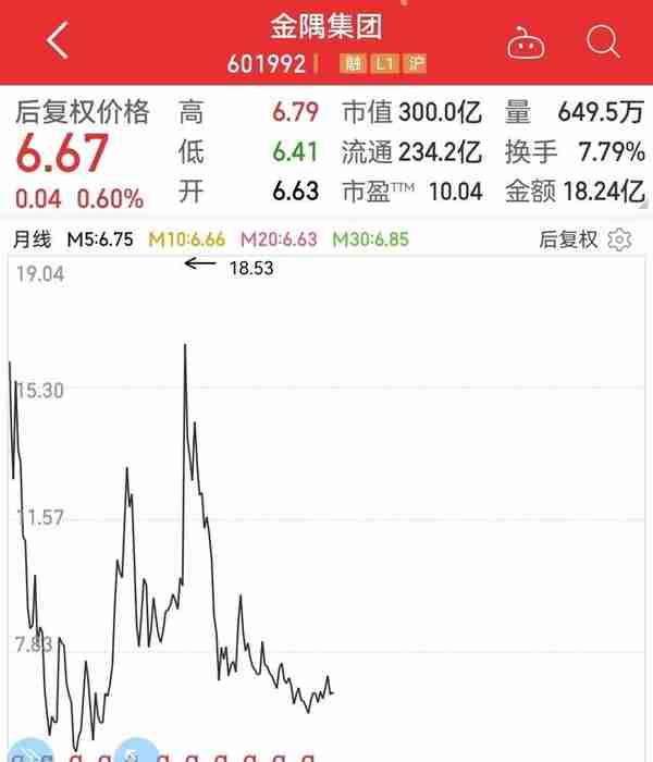 金隅集团股票基本面分析