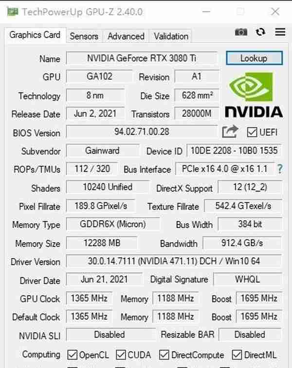 耕升RTX 3080 Ti 炫光OC评测 极光之美