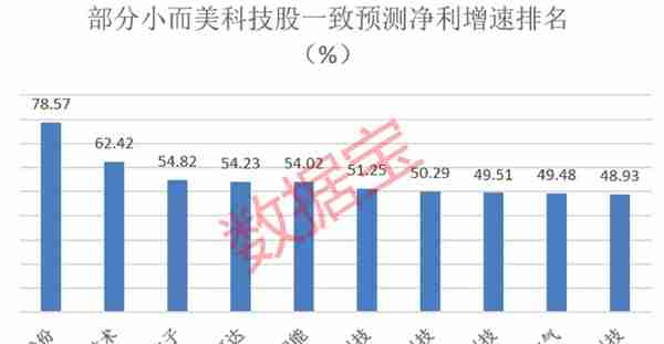 小而美科技股名单出炉，PEG法筛出价值低估股，7股一致上涨空间超80%