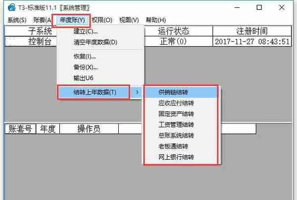 年结小知识：一分钟看明白用友T3/T6和T+的年结不同之处