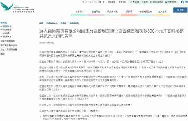 浙江一90后参与550亿非法期货交易 远大国际期货被罚800万真相浮现……