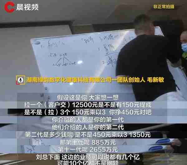 湖南绿韵数字化健康科技有限公司以“推广理疗技术”为名涉嫌开展传销活动