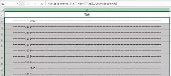 Excel教程：用99个空格来提取单元格数据