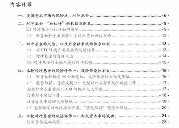 中泰金融：疫情之下 美国对冲基金的“杠杆”风险有多大？