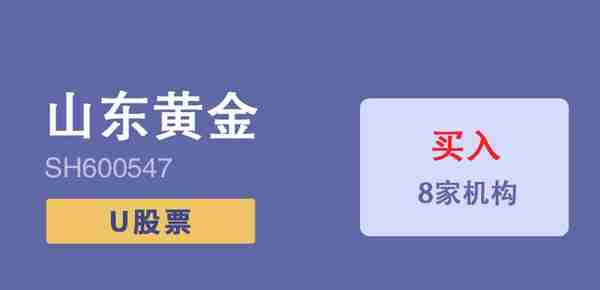 山东黄金(600547) 黄金龙头——8机构给予“买入”评级