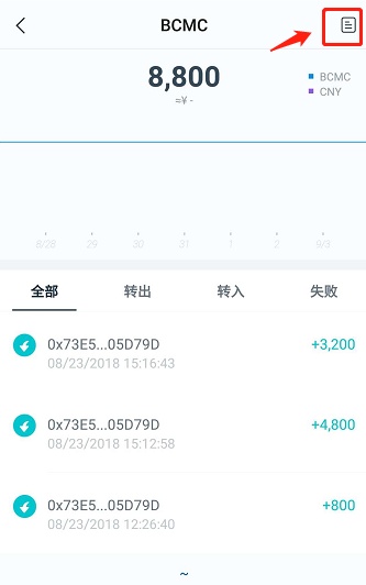 Imtoken钱包里面如何查询某个币种的合约地址？