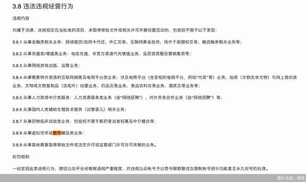 从事数字藏品与虚拟货币类业务同属违规经营！微信公众平台明确定义，不能提供二级交易