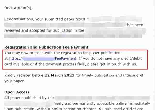 SCI论文版面费（APC）支付攻略