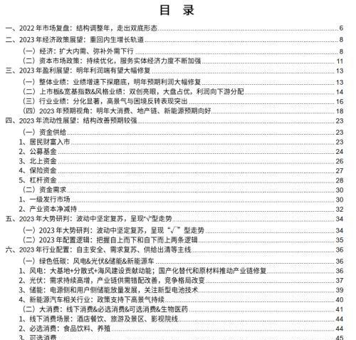 粤开策略：2023年A股投资策略