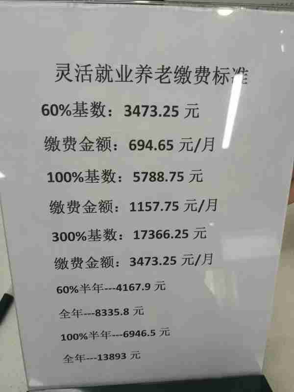 石家庄灵活就业养老保险可以交费了，看看今年涨了多少？