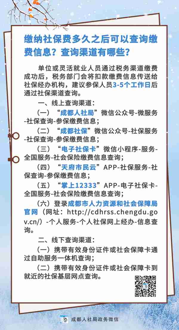 缴纳社保费多久之后可以查询缴费信息？查询渠道有哪些？